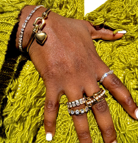 Amouré Gold Cable Bracelet