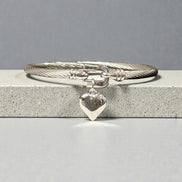 Amouré Silver Cable Bracelet