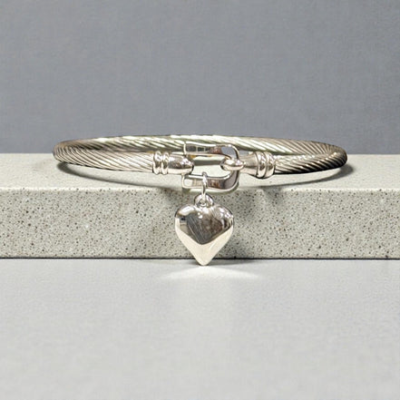 Amouré Silver Cable Bracelet