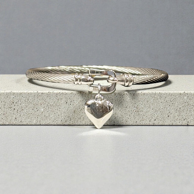 Amouré Silver Cable Bracelet