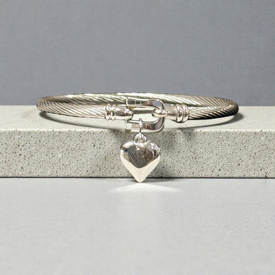 Amouré Silver Cable Bracelet