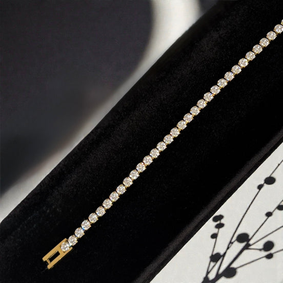 Élan Gold Tennis Bracelet