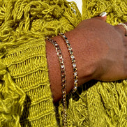 Golden Amour Heart Bangle