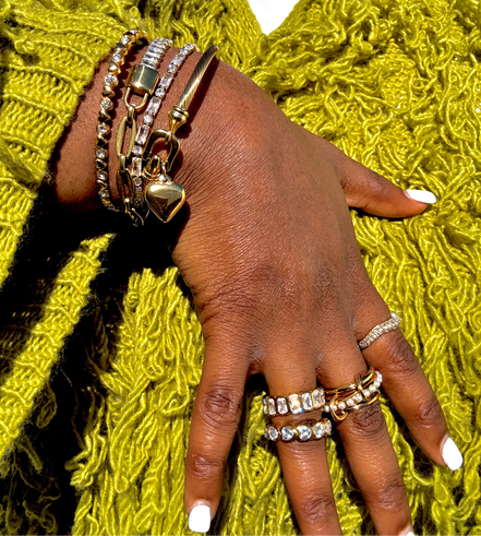 Amouré Gold Cable Bracelet