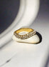 Lunelle Pavé Curve Band Ring