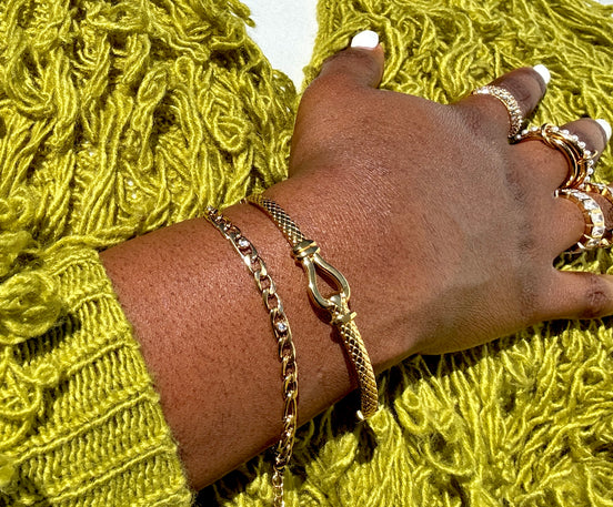 Chaîne Clasp Bangle Bracelet