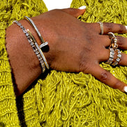 Clou Lumière Gold Open Bangle