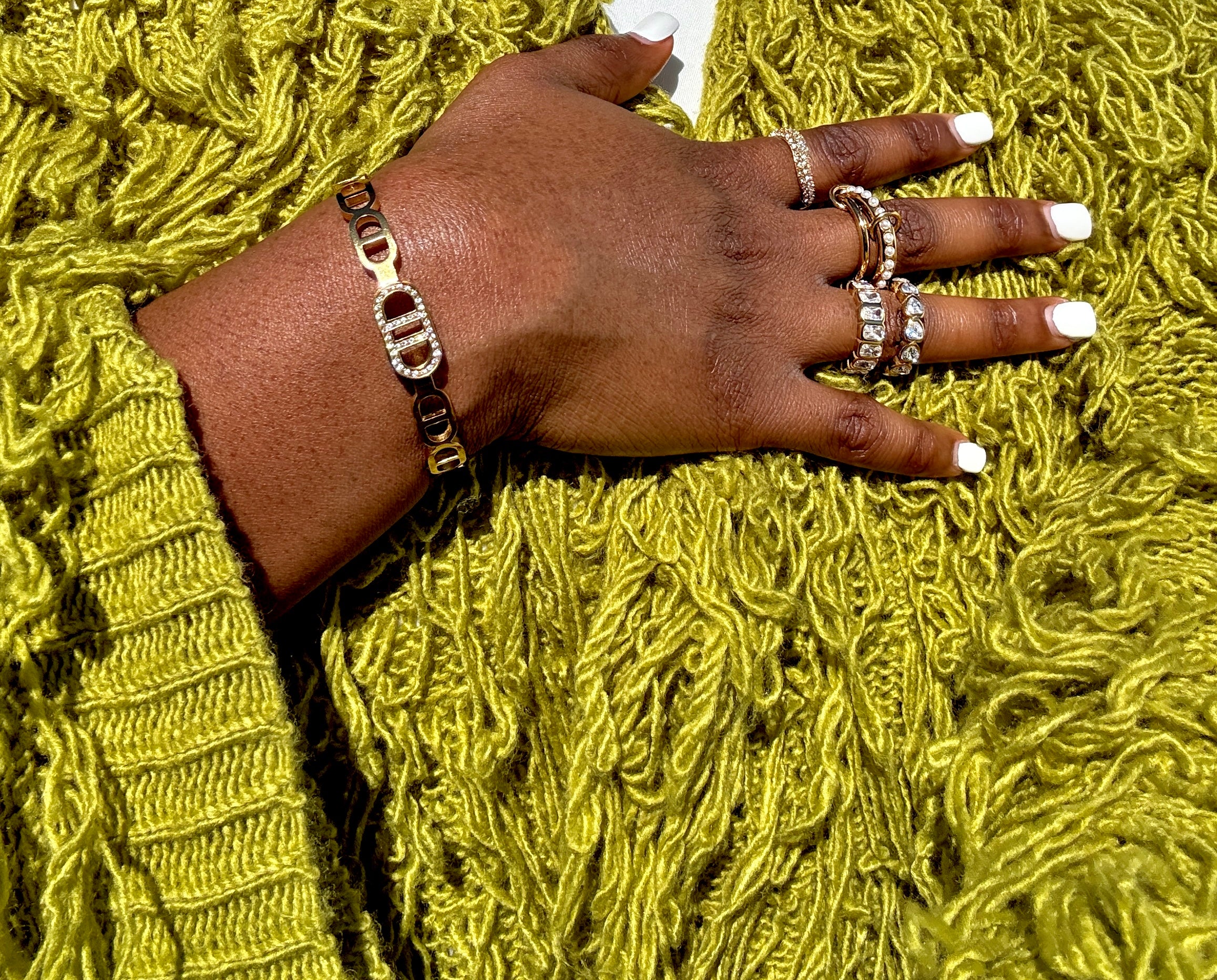 Lumière Pavé Link Bracelet