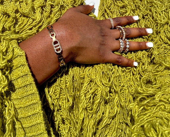 Lumière Pavé Link Bracelet