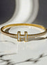 Élan Gold Diamond Bangle Bracelet