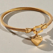 Amouré Gold Cable Bracelet