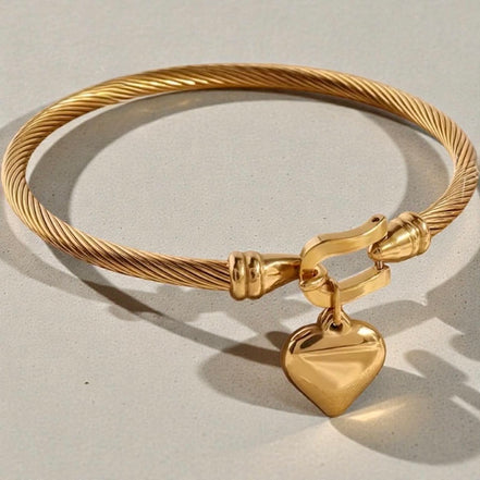 Amouré Gold Cable Bracelet