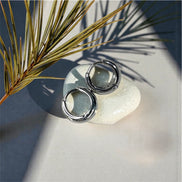 Luna Curve Huggie Hoop Earrings