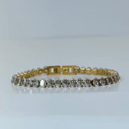 Éclat Oval Tennis Bracelet